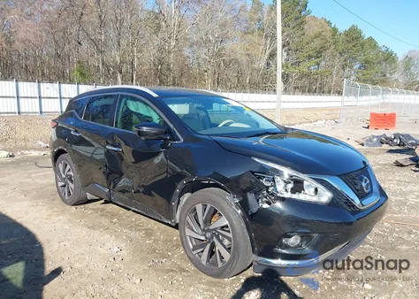 2017 Nissan Murano Platinum from USA, damaged, VIN 5N1AZ2MG4HN184351